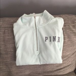 PINK sweatshirt.
