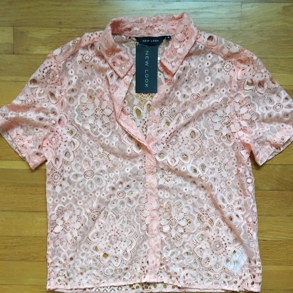 Vintage style lace shirt - Picture 1 of 4