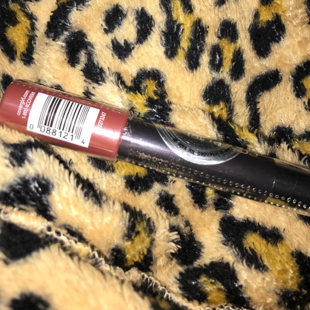 Nude pink lipstick
