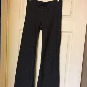 Dark gray Gap bootcut yoga pants