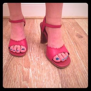 Adorable Red sandles!  Esprit brand worn few times