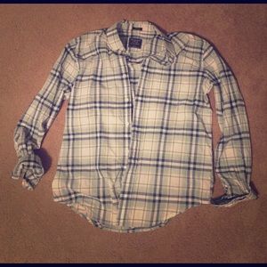 Abercrombie & Fitch Plaid Muscle Button Down