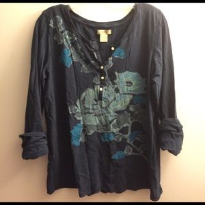 Lucky Brand navy long sleeve