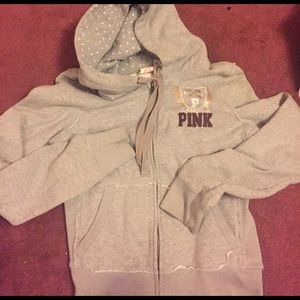 ❌ SOLD ❌ Victoria's Secret PINK Zip-Up Hoodie