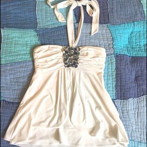 White House Black Market Tie Top