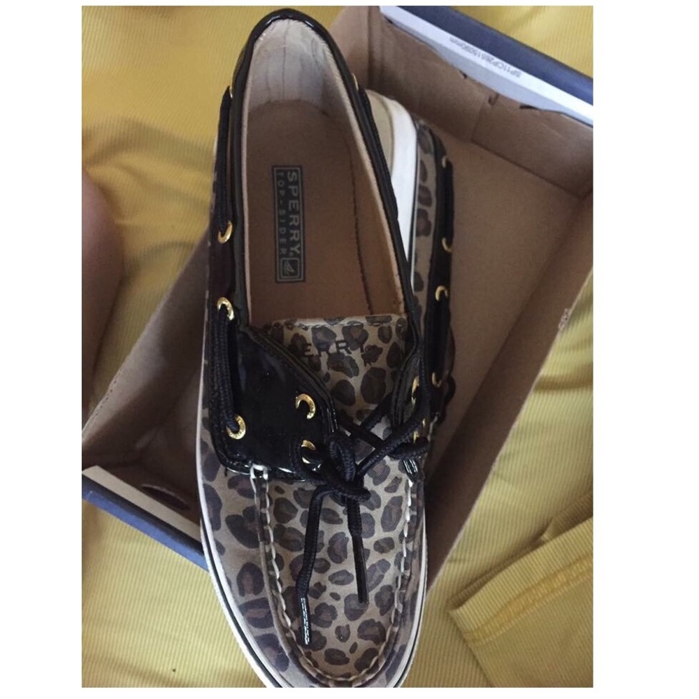 Women's leopard sperry's - Picture 1 of 3