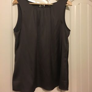 Loft brown sleeveless blouse Loft brown sleeveless blouse
