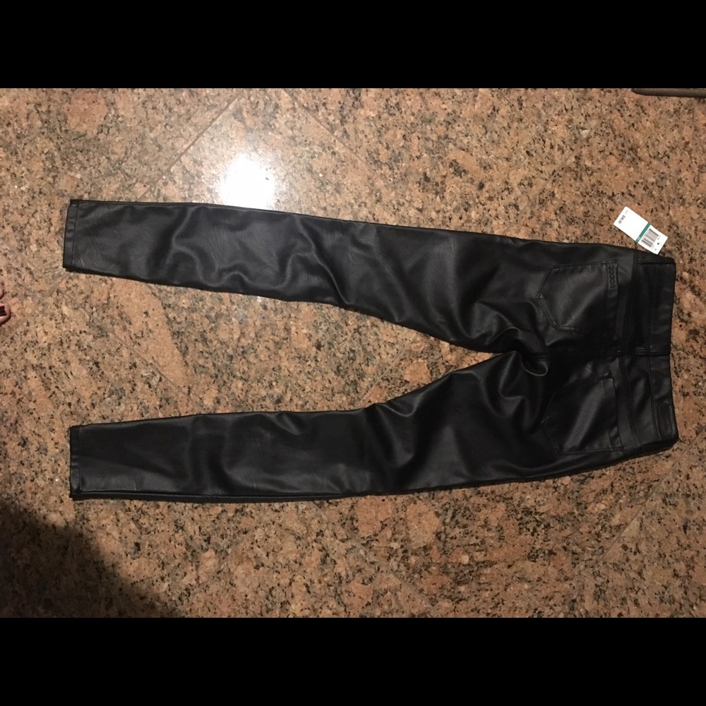 BLANK Leather Skinny Jeans - Picture 3 of 4
