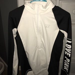 Victoria's Secret pink half zip