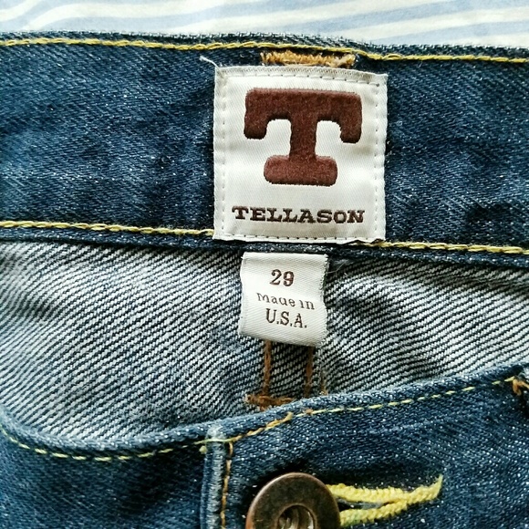 SOLD - Genuine Tellason Raw Denim Jeans Shorts - Picture 3 of 5