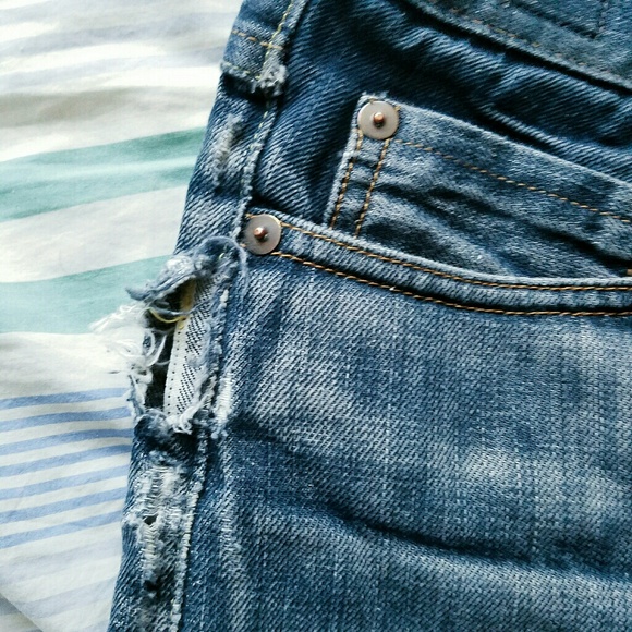 SOLD - Genuine Tellason Raw Denim Jeans Shorts - Picture 4 of 5