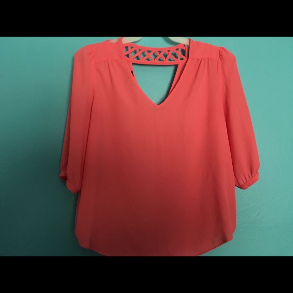 Pink Sheer Shirt