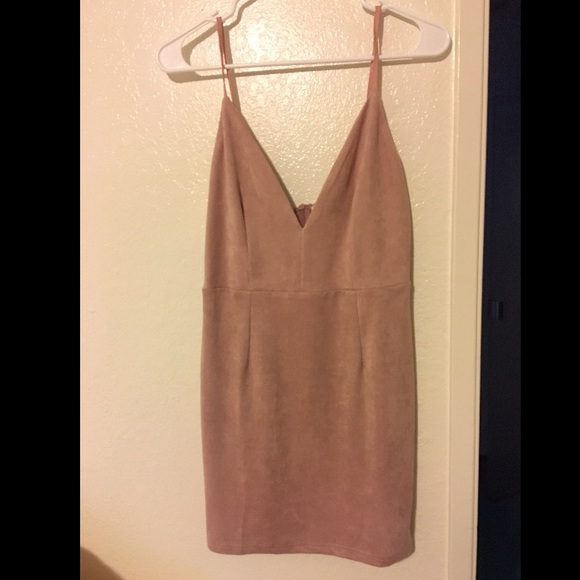 Mauve suede LF dress- never worn - Picture 3 of 4
