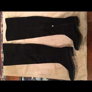 Brand new Zara over the knee suede boots