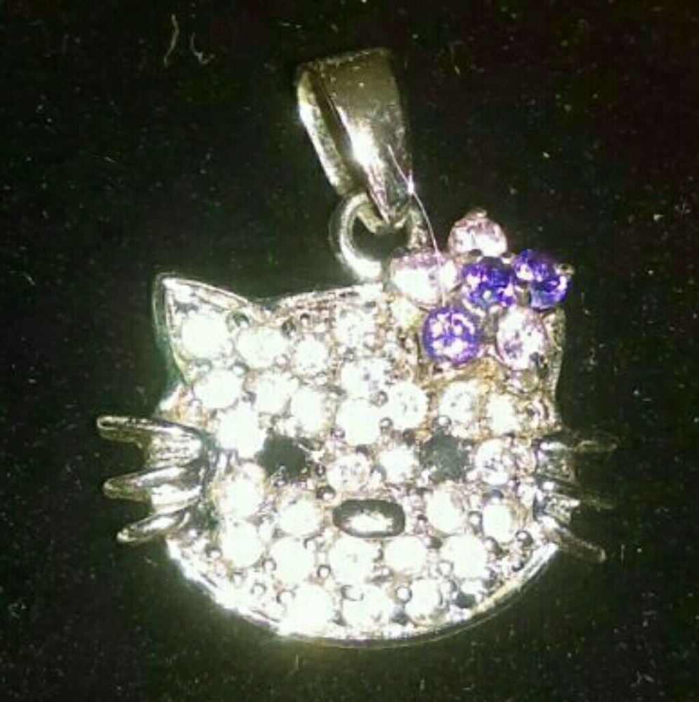 SS/925 HELLO KITTY CZ PENDANT