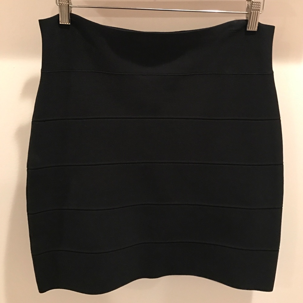 BCBG Bandage Skirt in Black