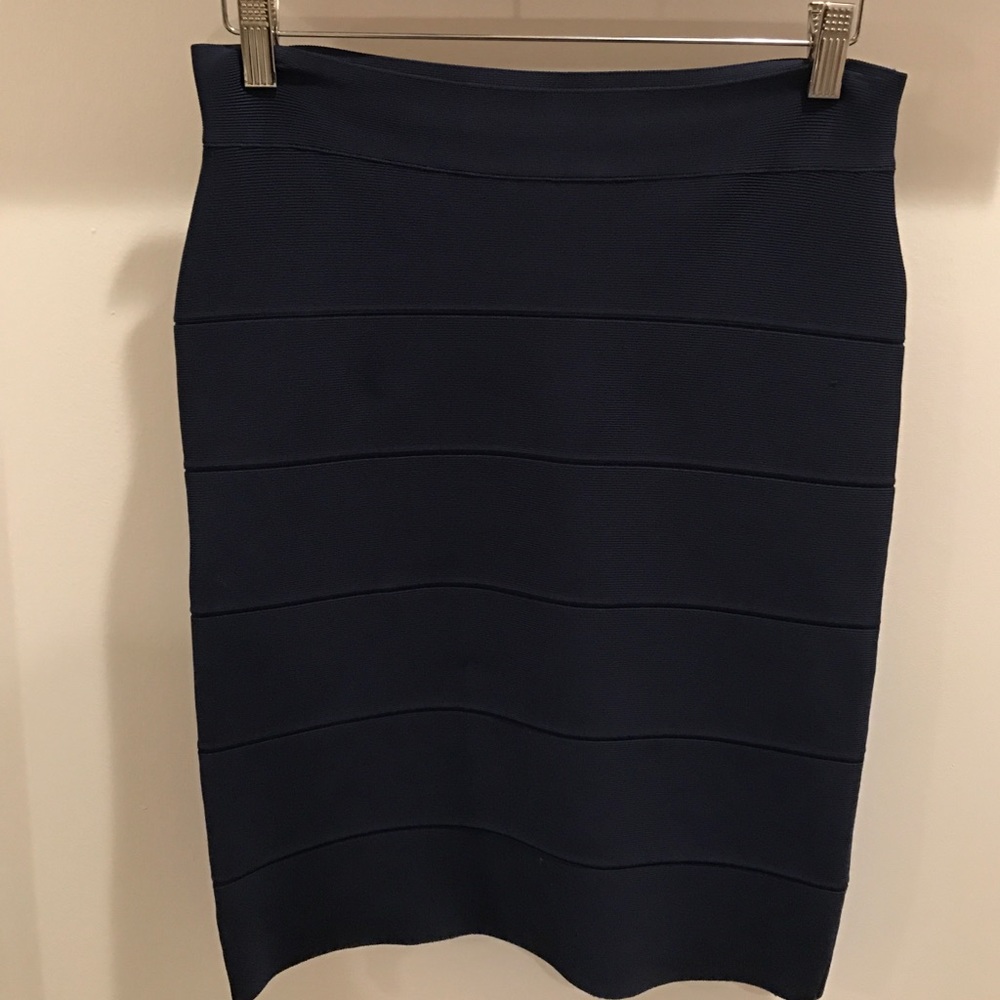 BCBG Bandage Skirt in Navy