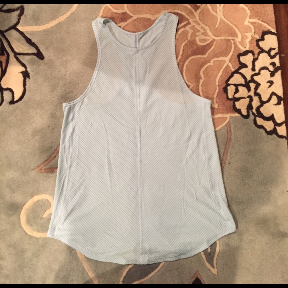 Blue Lyly lemon tank top