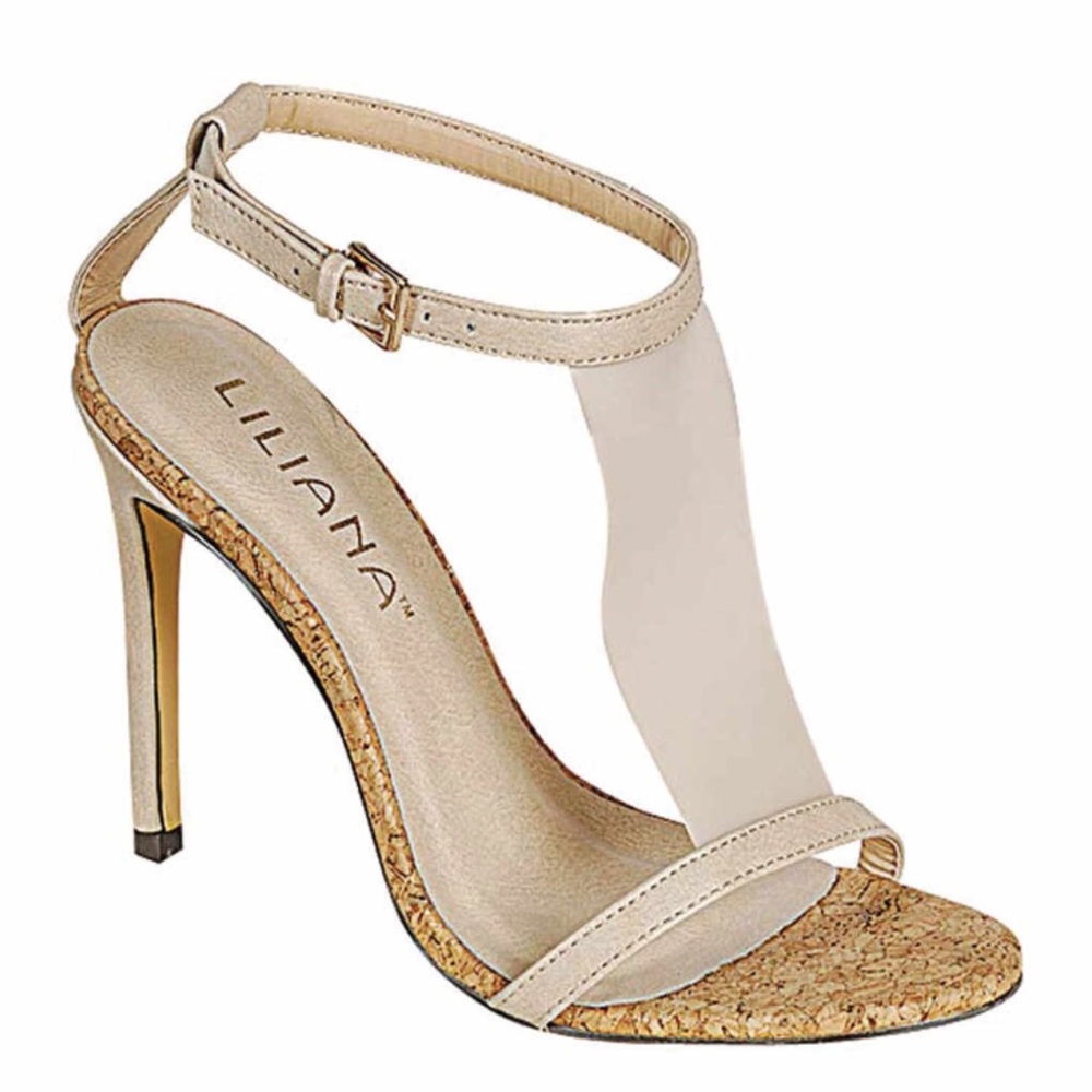 Liliana Golden Heel Sandal