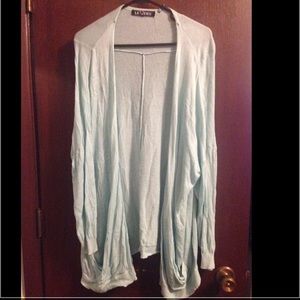 Batwing open cardigan with pockets