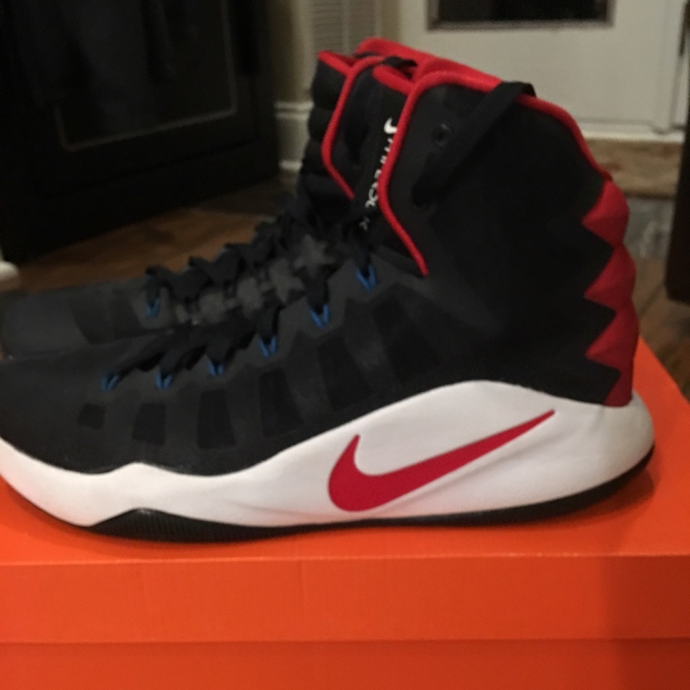 Nike Hyperdunk 2016 Navy, White & Red - Size 11.5