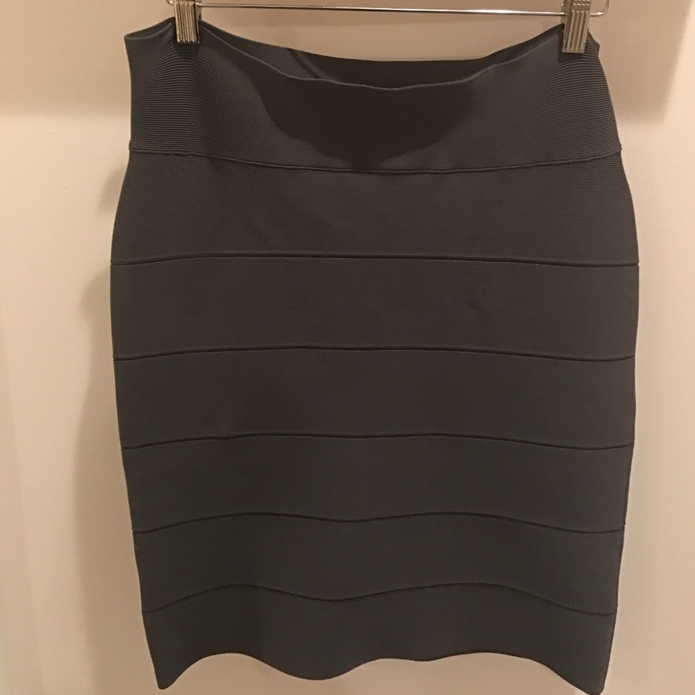 BCBG Bandage Skirt in Gray