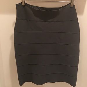 BCBG Bandage Skirt in Gray