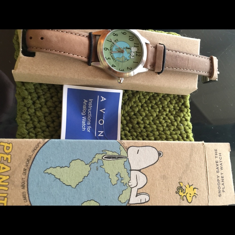 Snoopy Earth Day Watch, never worn