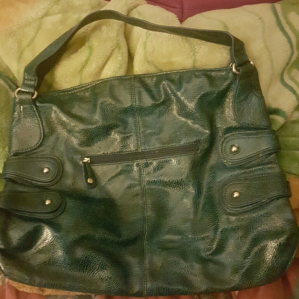 Blue Nicole Miller NEW YORK Purse