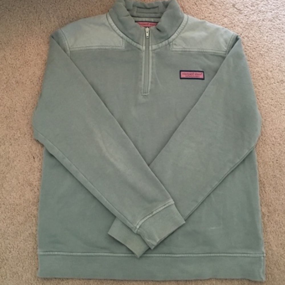 Vineyard Vines sea foam green shep shirt