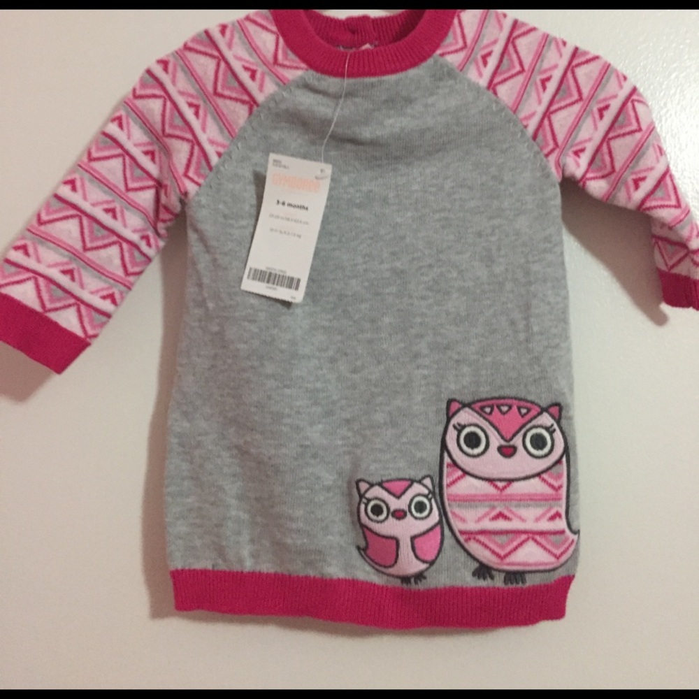 Gymboree 3-6 months owl sweater