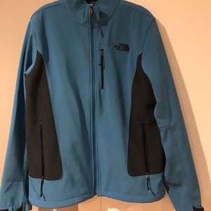 North face heron blue men's shellrock jacket