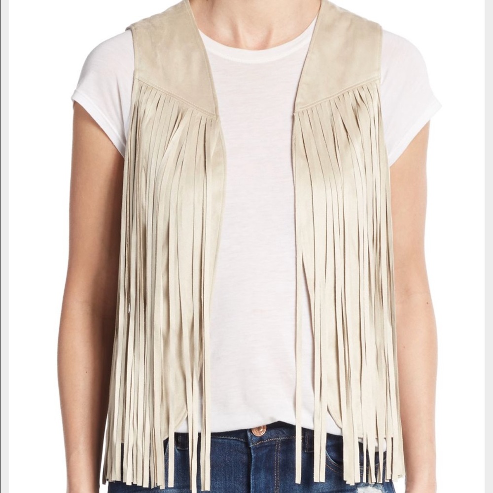 SAKS Fringe Vest