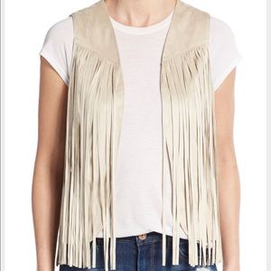 SAKS Fringe Vest