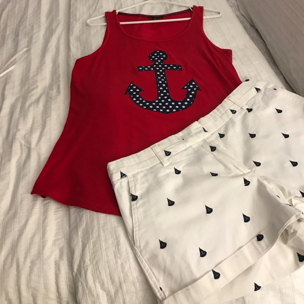 Anchor tank top
