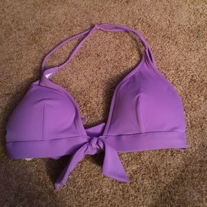 Victoria secret push-up swim top purple