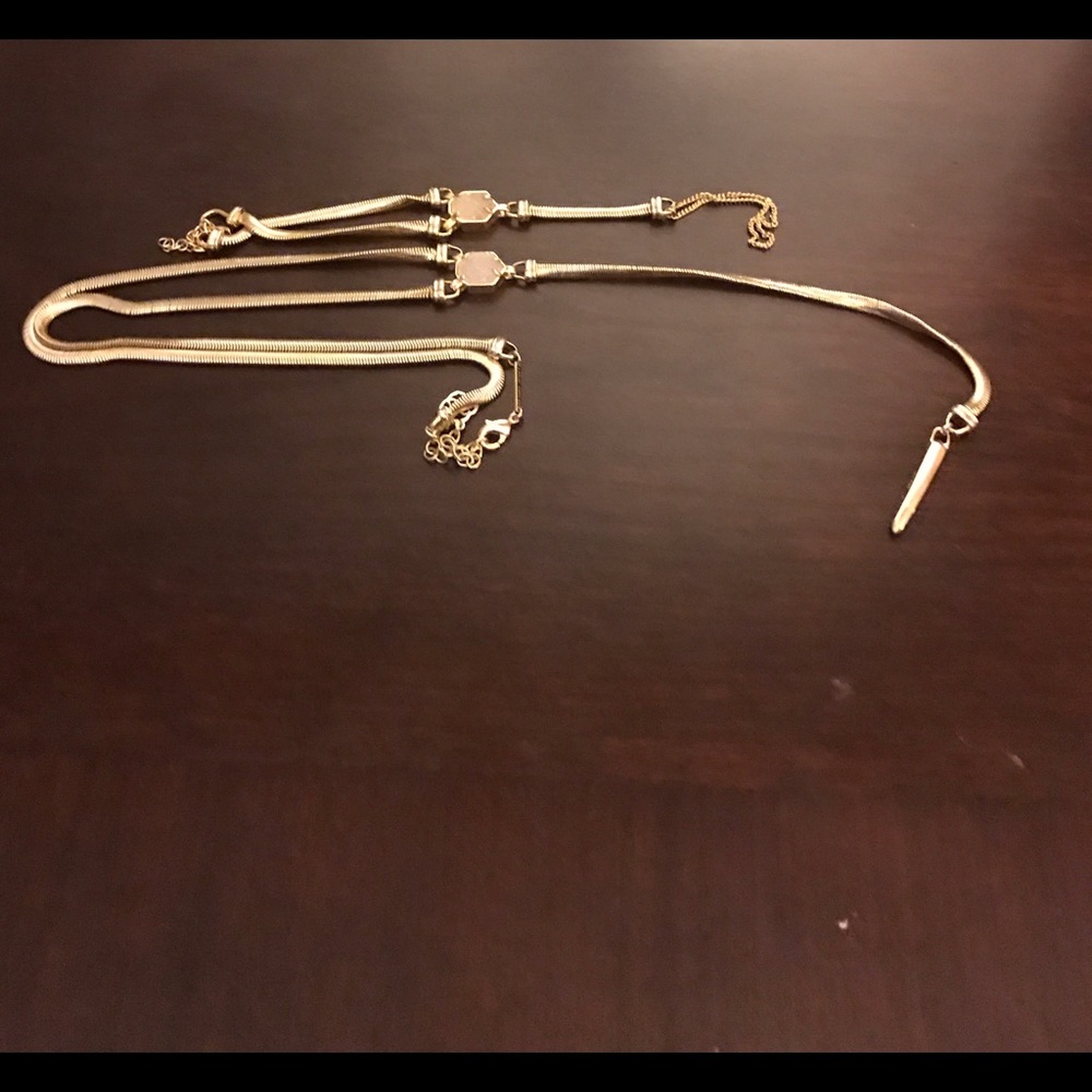 Kendra Scott Carlin Hand Chain and Necklace