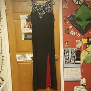 Gorgeous black prom dress