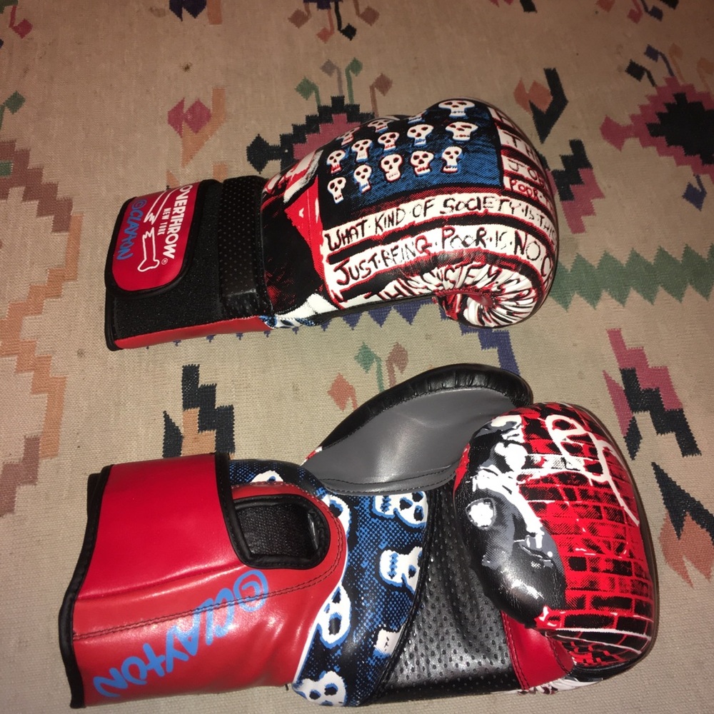 Clayton patterson overthrow new york boxing gloves