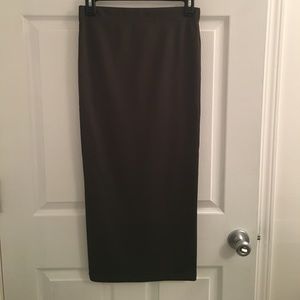 Army Green Midi Skirt