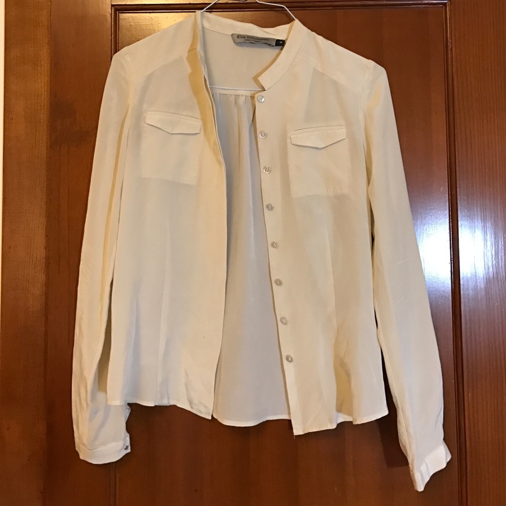 Long sleeve silk shirt, never worn.