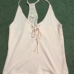 Lace up tank