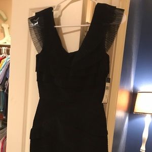 bcbg briana dress in black new with tags!
