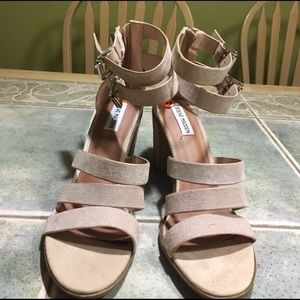 Steve Madden open toe suede sandals
