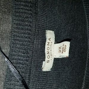 Sonoma brand grey sweater, size 2X