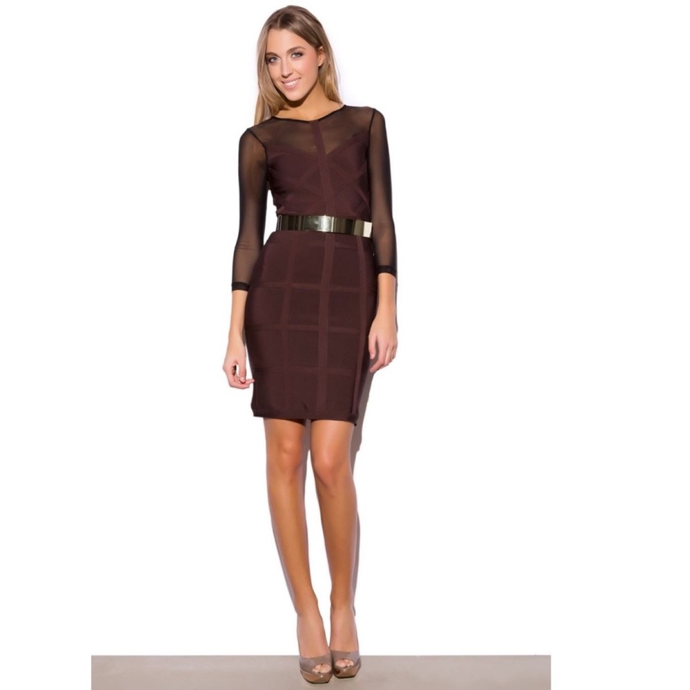 Chocolate Dreams Bandage Dress
