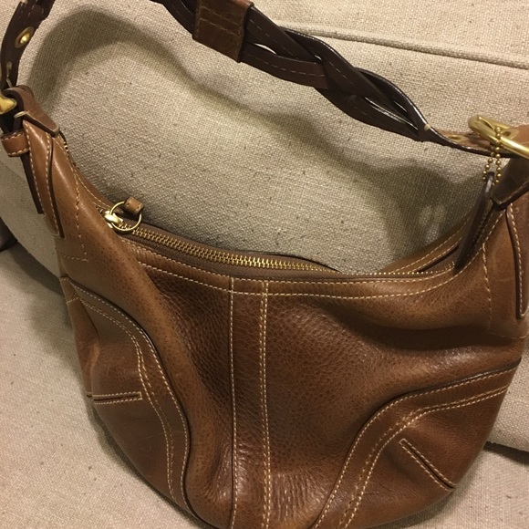 Coach Hobo Brown Leather - Picture 1 of 1