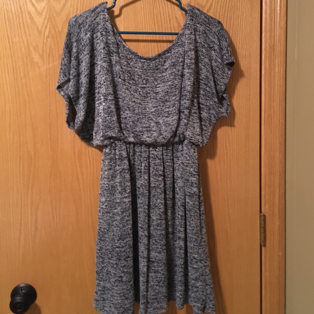 Blue knit dress rue 21