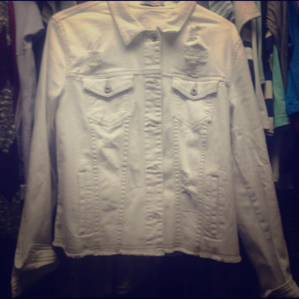 Distressed Jean jacket