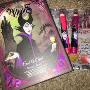 New Disney Villains Maleficent beauty box/lippies